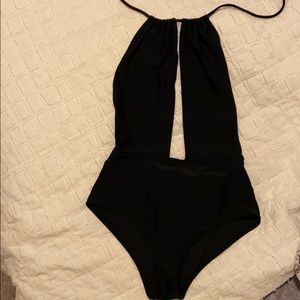 Black one piece